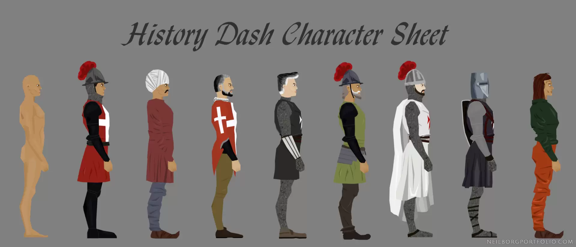 'History Dash' Character Sheet