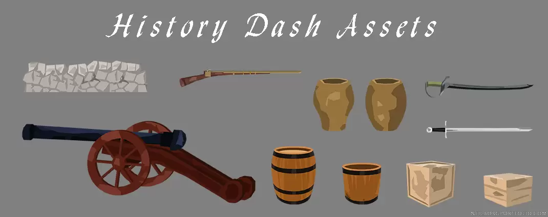 'History Dash' - Assets