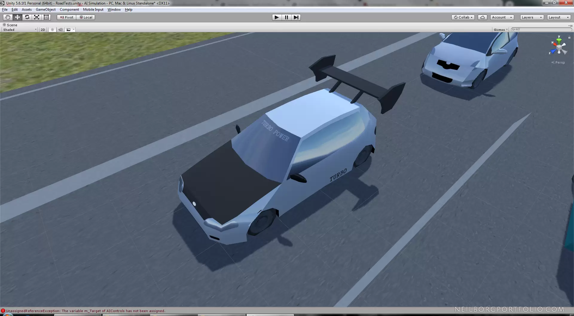 Traffic AI Project - 'Civic' Type Car